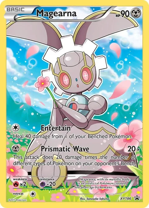 Magearna #XY186 Holofoil Pokémon card from XY Promos