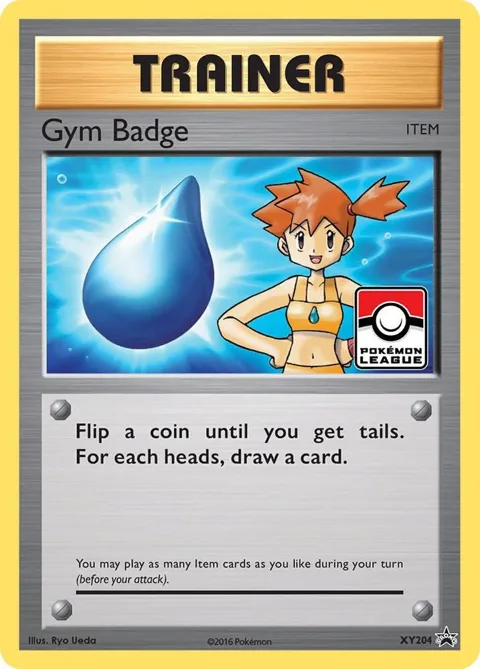 Gym Badge Misty #XY204 Holofoil Pokémon card from XY Promos