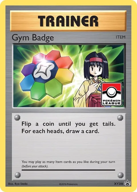 Gym Badge Erika #XY206 Holofoil Pokémon card from XY Promos