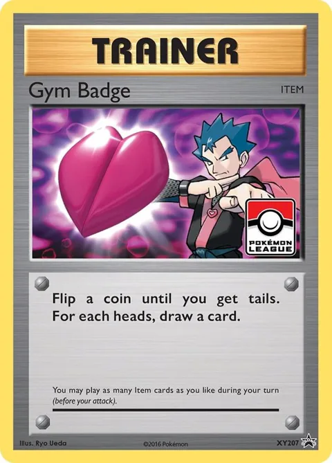 Gym Badge Koga #XY207 Holofoil Pokémon card from XY Promos