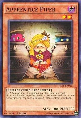 Apprentice Piper RATE-EN029 1st Edition Yu-Gi-Oh card from Raging Tempest