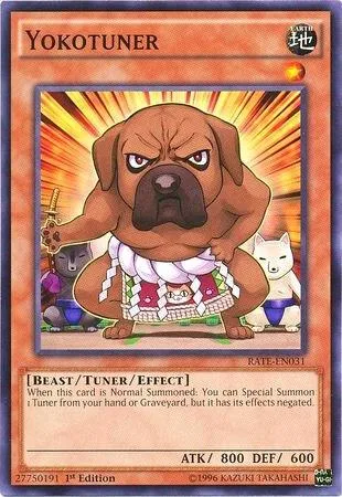 Yokotuner RATE-EN031 Yu-Gi-Oh card from Raging Tempest