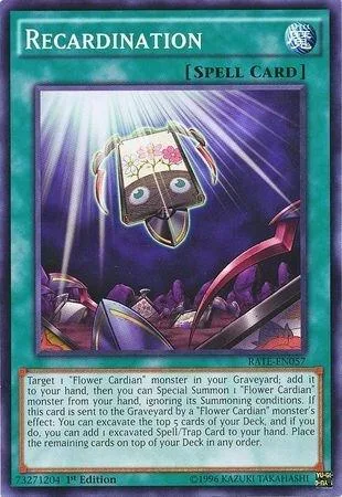 Recardination RATE-EN057 1st Edition Yu-Gi-Oh card from Raging Tempest