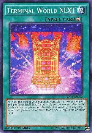 Terminal World NEXT RATE-EN067 Yu-Gi-Oh card from Raging Tempest