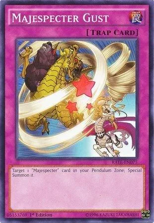 Majespecter Gust RATE-EN075 Yu-Gi-Oh card from Raging Tempest