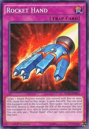 Rocket Hand RATE-EN093 Yu-Gi-Oh card from Raging Tempest