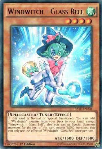 Windwitch - Glass Bell RATE-EN098 Unlimited Yu-Gi-Oh card from Raging Tempest