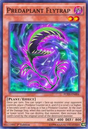 Predaplant Flytrap FUEN-EN006 Yu-Gi-Oh card from Fusion Enforcers