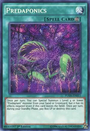 Predaponics FUEN-EN011 1st Edition Yu-Gi-Oh card from Fusion Enforcers