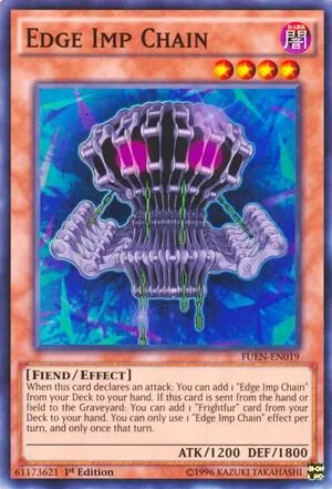 Edge Imp Chain FUEN-EN019 Yu-Gi-Oh card from Fusion Enforcers