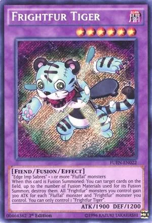 Frightfur Tiger FUEN-EN022 1st Edition Yu-Gi-Oh card from Fusion Enforcers