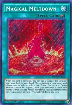Magical Meltdown FUEN-EN034 1st Edition Yu-Gi-Oh card from Fusion Enforcers