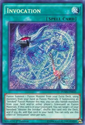 Invocation FUEN-EN035 1st Edition Yu-Gi-Oh card from Fusion Enforcers
