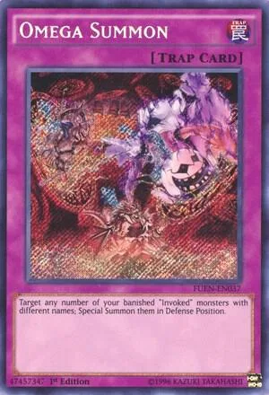 Omega Summon FUEN-EN037 Unlimited Yu-Gi-Oh card from Fusion Enforcers