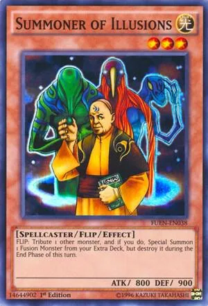 Summoner of Illusions FUEN-EN038 1st Edition Yu-Gi-Oh card from Fusion Enforcers