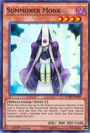 Summoner Monk FUEN-EN039 Unlimited Yu-Gi-Oh card from Fusion Enforcers
