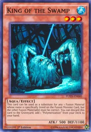 King of the Swamp FUEN-EN040 1st Edition Yu-Gi-Oh card from Fusion Enforcers