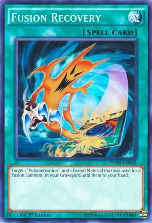 Fusion Recovery FUEN-EN043 1st Edition Yu-Gi-Oh card from Fusion Enforcers