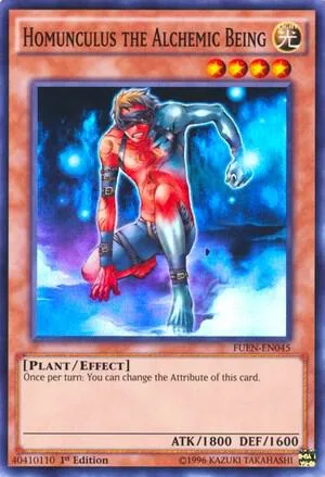 Homunculus the Alchemic Being FUEN-EN045 Yu-Gi-Oh card from Fusion Enforcers