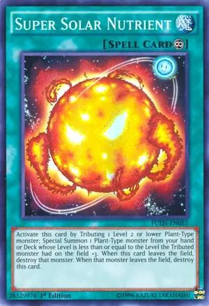 Super Solar Nutrient FUEN-EN055 1st Edition Yu-Gi-Oh card from Fusion Enforcers