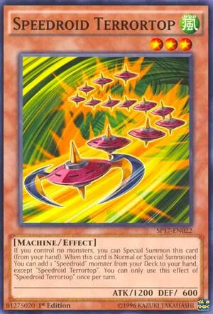 Speedroid Terrortop Starfoil SP17-EN022 Yu-Gi-Oh card from Star Pack - Battle Royal