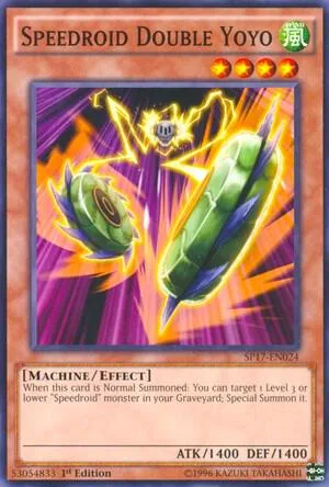 Speedroid Double Yoyo SP17-EN024 Yu-Gi-Oh card from Star Pack - Battle Royal