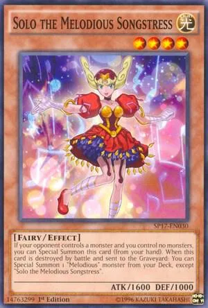 Solo the Melodious Songstress SP17-EN030 Yu-Gi-Oh card from Star Pack - Battle Royal
