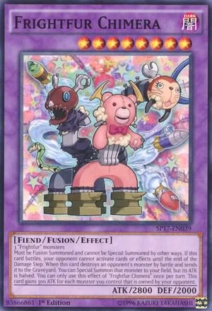 Frightfur Chimera SP17-EN039 Yu-Gi-Oh card from Star Pack - Battle Royal
