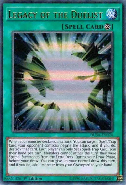 Legacy of the Duelist DUSA-EN024 Yu-Gi-Oh card from Duelist Saga