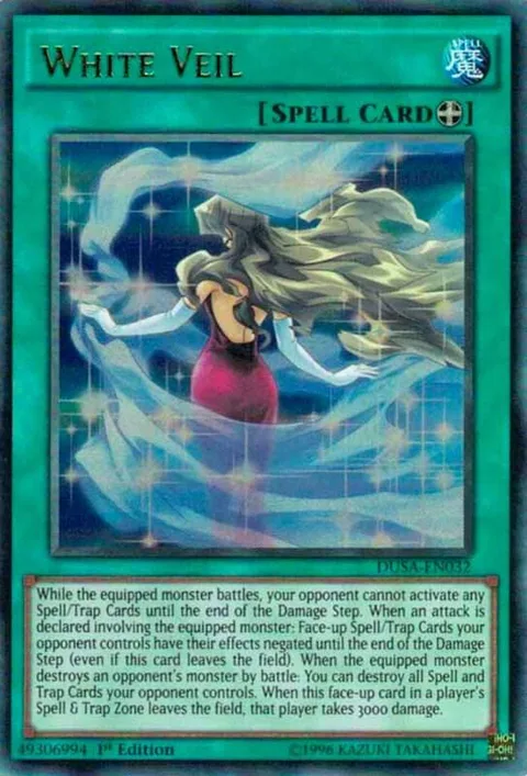White Veil DUSA-EN032 Yu-Gi-Oh card from Duelist Saga