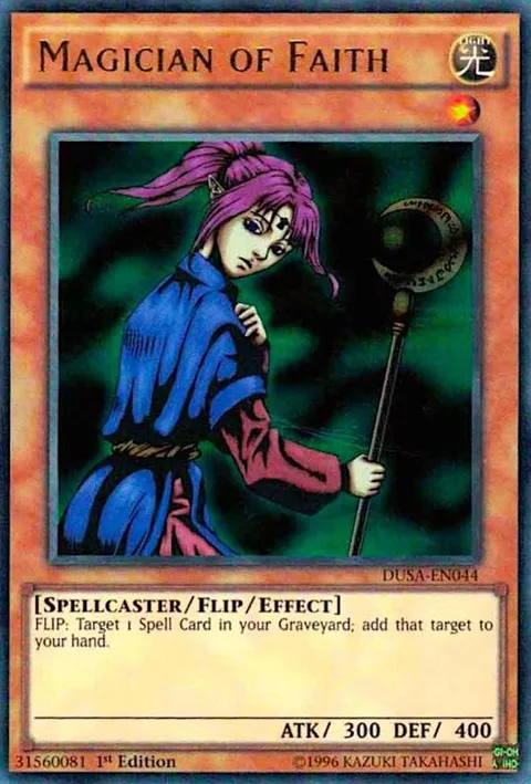 Magician of Faith DUSA-EN044 Yu-Gi-Oh card from Duelist Saga