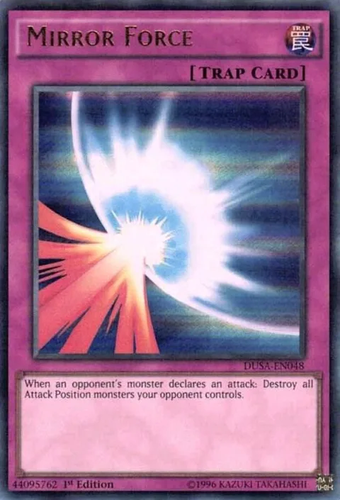 Mirror Force DUSA-EN048 Yu-Gi-Oh card from Duelist Saga