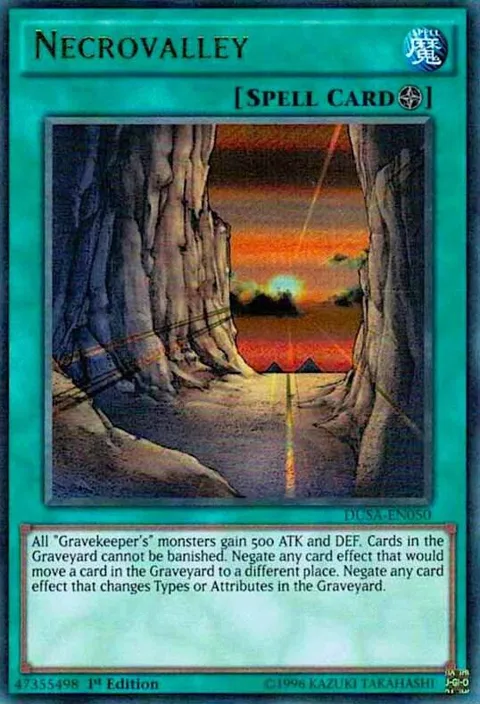 Necrovalley DUSA-EN050 Yu-Gi-Oh card from Duelist Saga