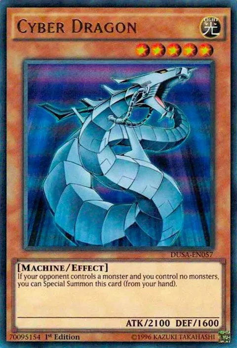 Cyber Dragon DUSA-EN057 Yu-Gi-Oh card from Duelist Saga