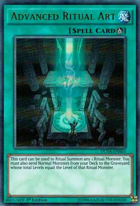 Advanced Ritual Art DUSA-EN063 Yu-Gi-Oh card from Duelist Saga