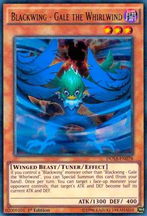 Blackwing - Gale the Whirlwind DUSA-EN078 Yu-Gi-Oh card from Duelist Saga