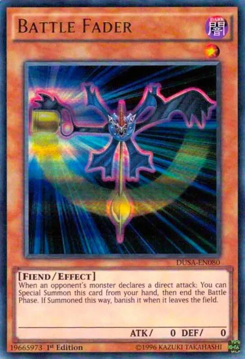 Battle Fader DUSA-EN080 Yu-Gi-Oh card from Duelist Saga
