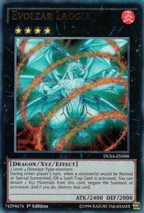 Evolzar Laggia DUSA-EN088 Yu-Gi-Oh card from Duelist Saga