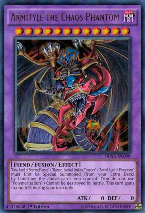 Armityle the Chaos Phantom DUSA-EN099 Yu-Gi-Oh card from Duelist Saga