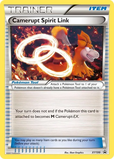 Camerupt Spirit Link #XY199 Pokémon card from XY Promos
