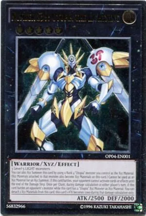 Number S39: Utopia the Lightning Ultimate Rare OP04-EN001 Yu-Gi-Oh card from OTS Tournament Pack 4