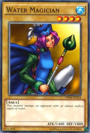 Water Magician OP04-EN014 Yu-Gi-Oh card from OTS Tournament Pack 4