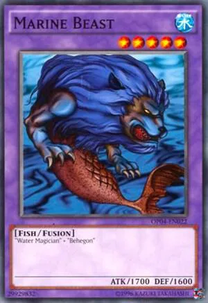 Marine Beast OP04-EN022 Yu-Gi-Oh card from OTS Tournament Pack 4