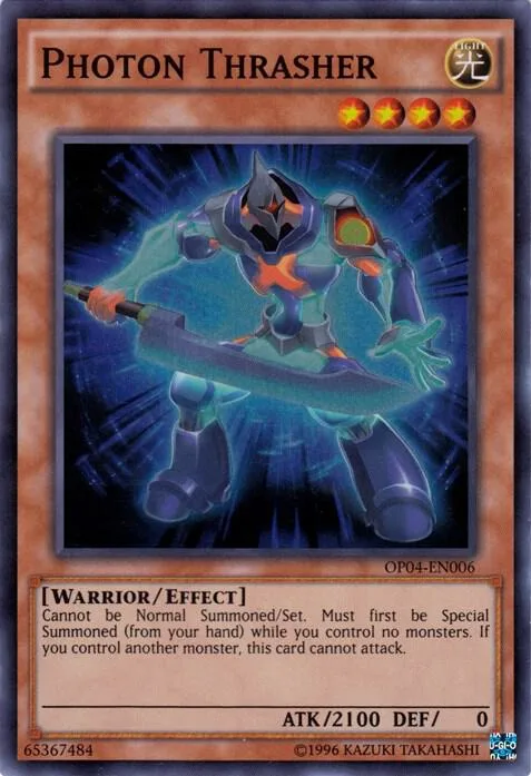 Photon Thrasher OP04-EN006 Yu-Gi-Oh card from OTS Tournament Pack 4