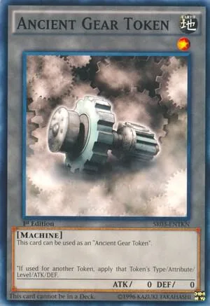 Token: Ancient Gear SR03-ENTKN Yu-Gi-Oh card from Structure Deck: Machine Reactor