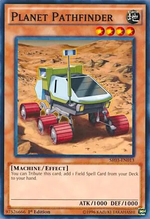 Planet Pathfinder SR03-EN013 Yu-Gi-Oh card from Structure Deck: Machine Reactor