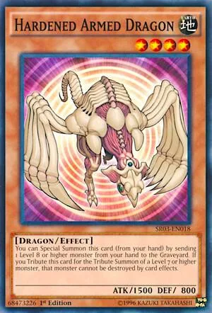 Hardened Armed Dragon SR03-EN018 Yu-Gi-Oh card from Structure Deck: Machine Reactor