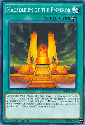 Mausoleum of the Emperor SR03-EN026 Yu-Gi-Oh card from Structure Deck: Machine Reactor
