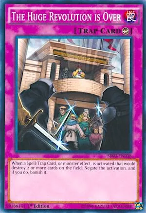 The Huge Revolution is Over SR03-EN038 Yu-Gi-Oh card from Structure Deck: Machine Reactor