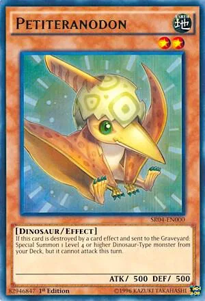 Petiteranodon SR04-EN000 1st Edition Yu-Gi-Oh card from Structure Deck: Dinosmasher's Fury
